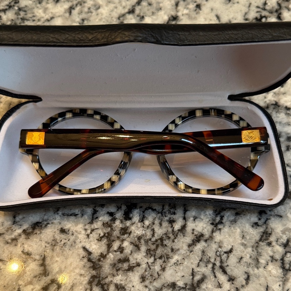 Mackenzie-Childs Classic Checked Reader Glasses - image 6